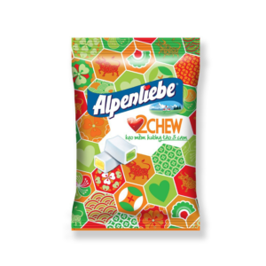 Alpenliebe 2 Chew Apple And Orange 227.5g x 24 Bags