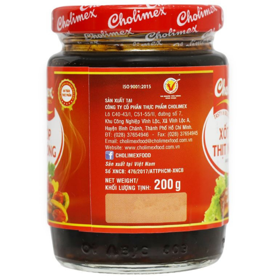 Cholimex Barbecue Sauce 200g x 32 Jars