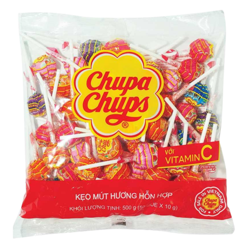 Chupa Chups Lollipop Vitamin C 50 pcs 500g x 22 Bags