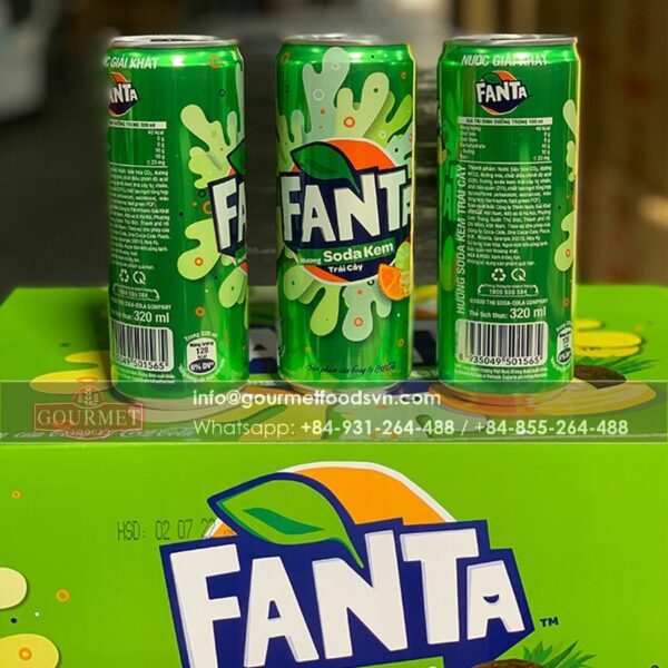 Fanta Cream Soda Fruity Soft Drink 2