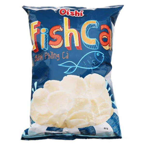 Oishi Fishda Puffed Snack 80g x 12 Bags