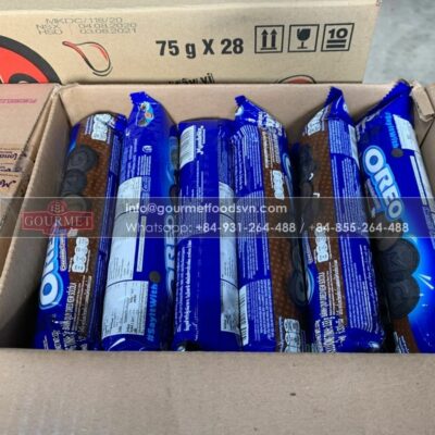 Oreo Biscuit Chocolate Cream 123.5g x 24 Packs 