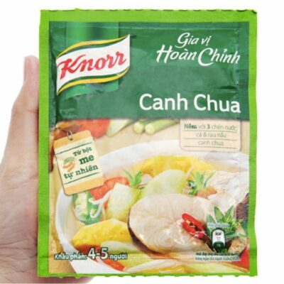 KNORR Seasoning Salt Sweet and sour fish broth 30g x 6 Sachects x 10 Sheets