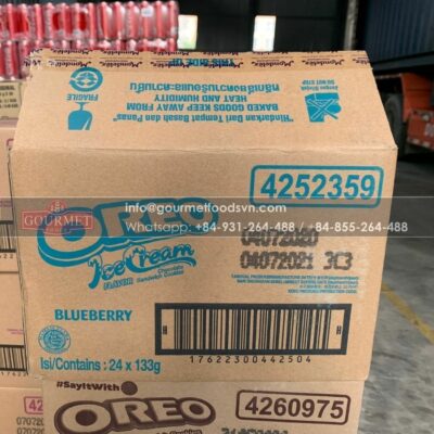 Oreo Biscuit Ice Cream Blueberry 123.5g x 24 Packs 
