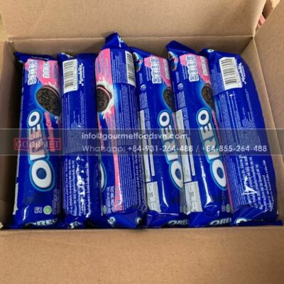 Oreo Biscuit Strawberry Cream 133.5g x 24 Packs 