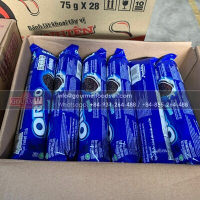 Oreo Biscuit Vanilla Cream 123.5g x 24 Packs