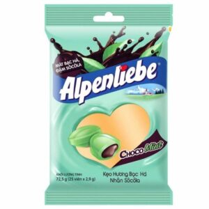 Alpenliebe Choco Mint 261g x 24 Bags