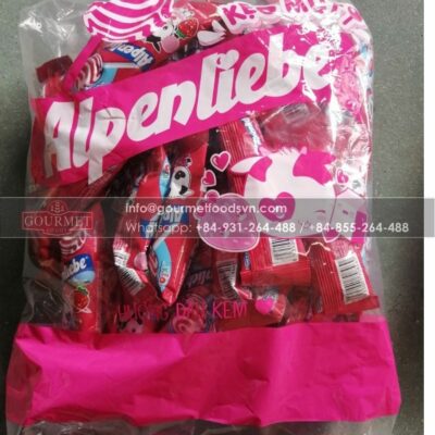 Alpenliebe Lollipop Strawberry 475g (9.5g x 50 Sticks) x 16 Bags