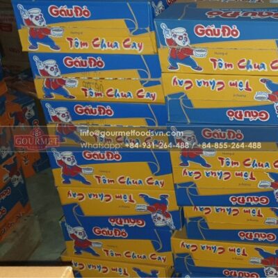 Gau Do Hot & Spicy Sour Shrimp 63g x 100 Bags (Halal)