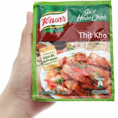 KNORR Seasoning Salt Pork cooked with sauce 28g x 6  Sachets x 10 Sheets