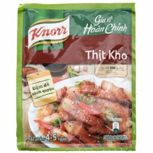 KNORR Seasoning Salt Pork cooked with sauce 28g x 6 Sachets x 10 Sheets