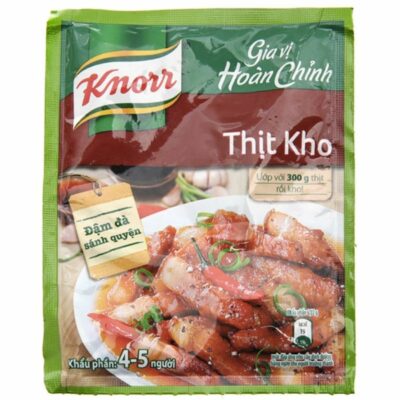 KNORR Seasoning Salt Pork cooked with sauce 28g x 6  Sachets x 10 Sheets