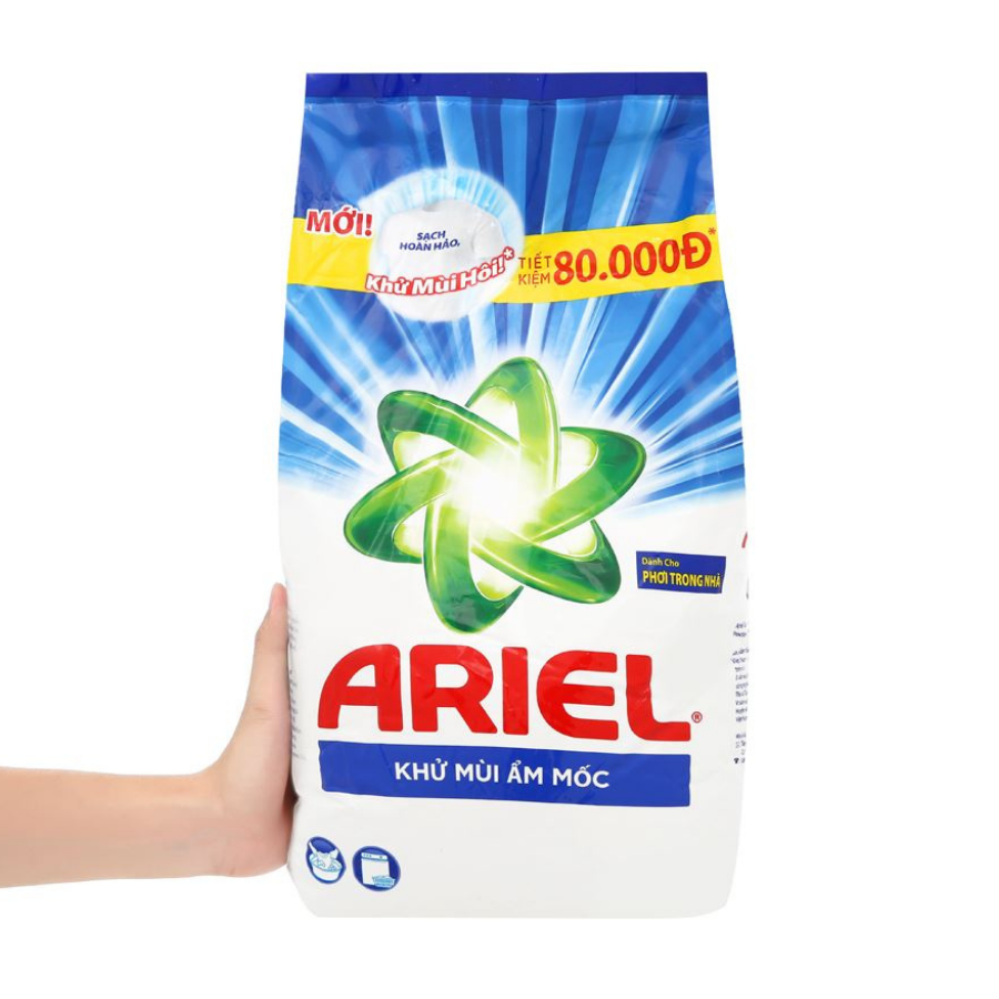 Ariel Washing Powder Damp Remover 5kg x 3 Bags