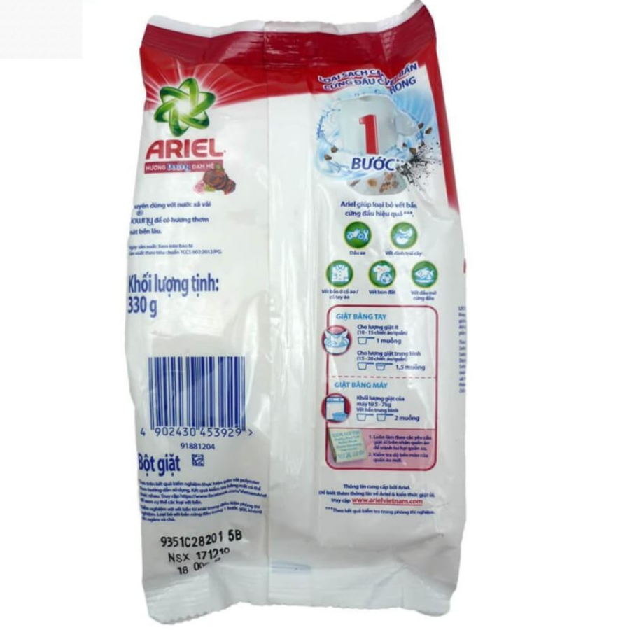 Ariel Downy Passion Detergent Powder 330g x 36 Bags