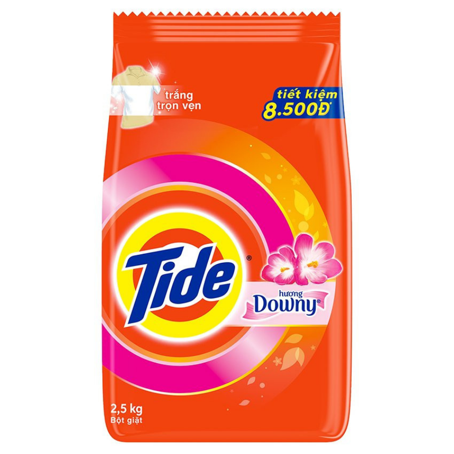 Tide Downy Detergent Powder 2.25kg x 5 Bags
