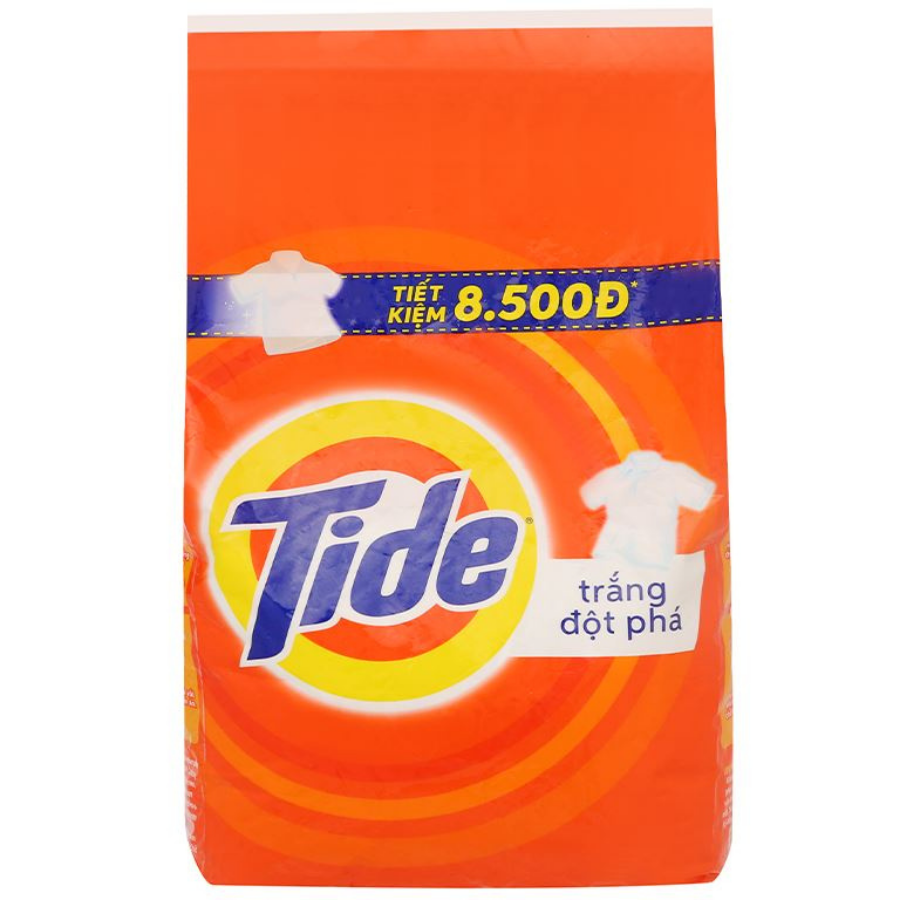 Tide Washing Powder White Plus Bright 2.7kg x 5 Bags