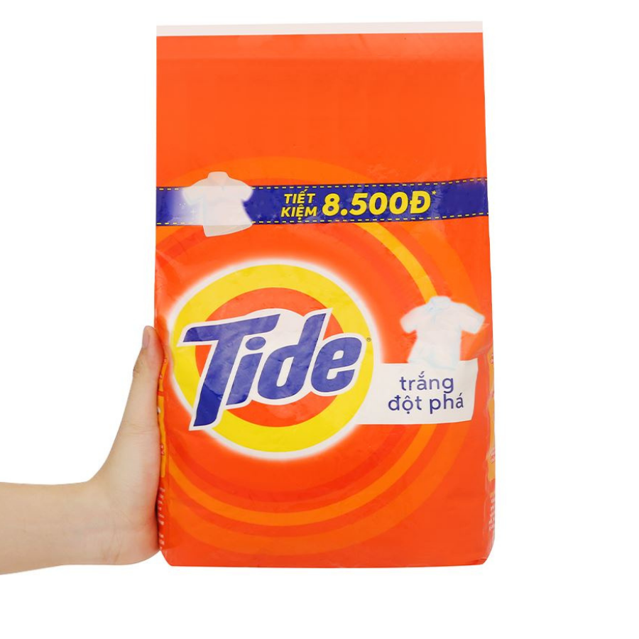 Tide Washing Powder White Plus Bright 2.7kg x 5 Bags