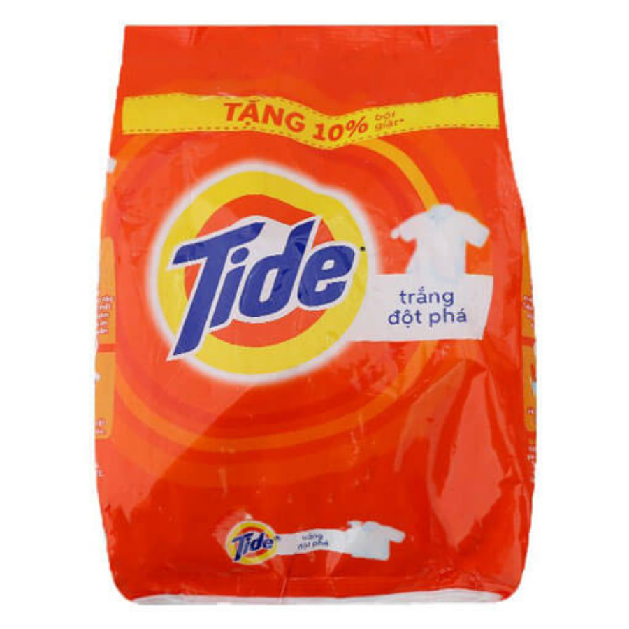 Tide Detergent Powder White Plus Bright 770g x 18 Bags