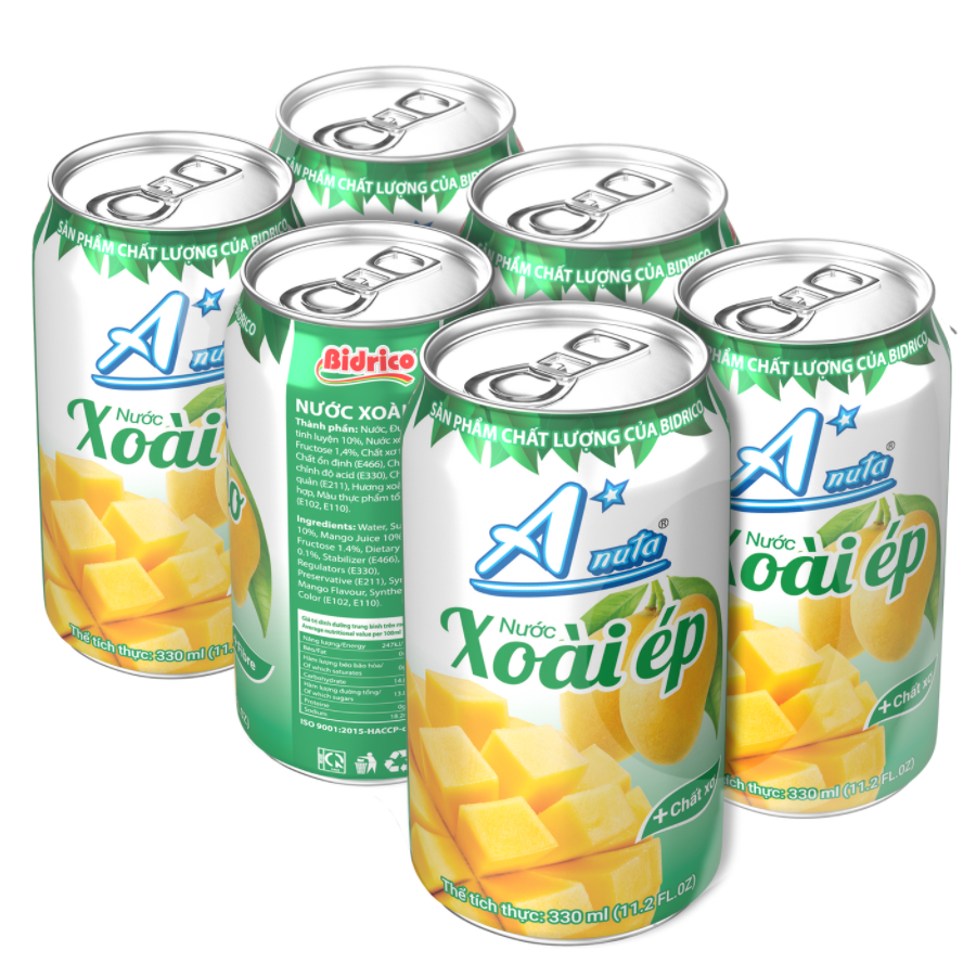 Anuta Mango Juice Drink Can 330ML x 24 Cans