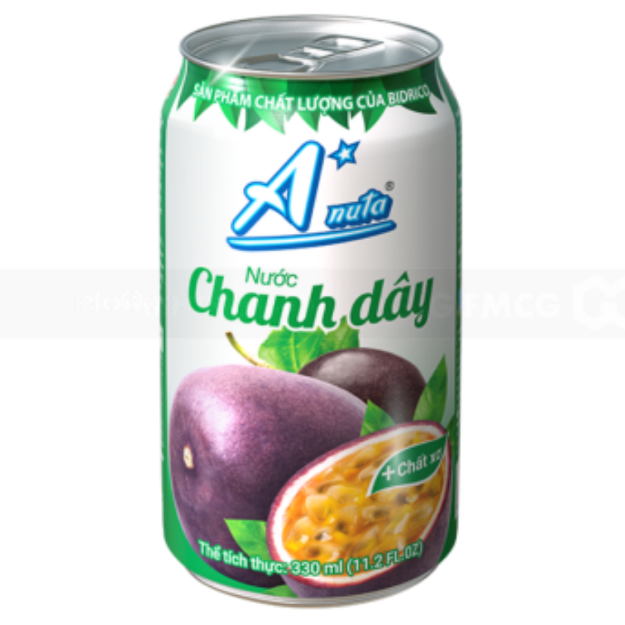 Anuta Passion Fruit Juice Drink Can 330ML X 24 Cans