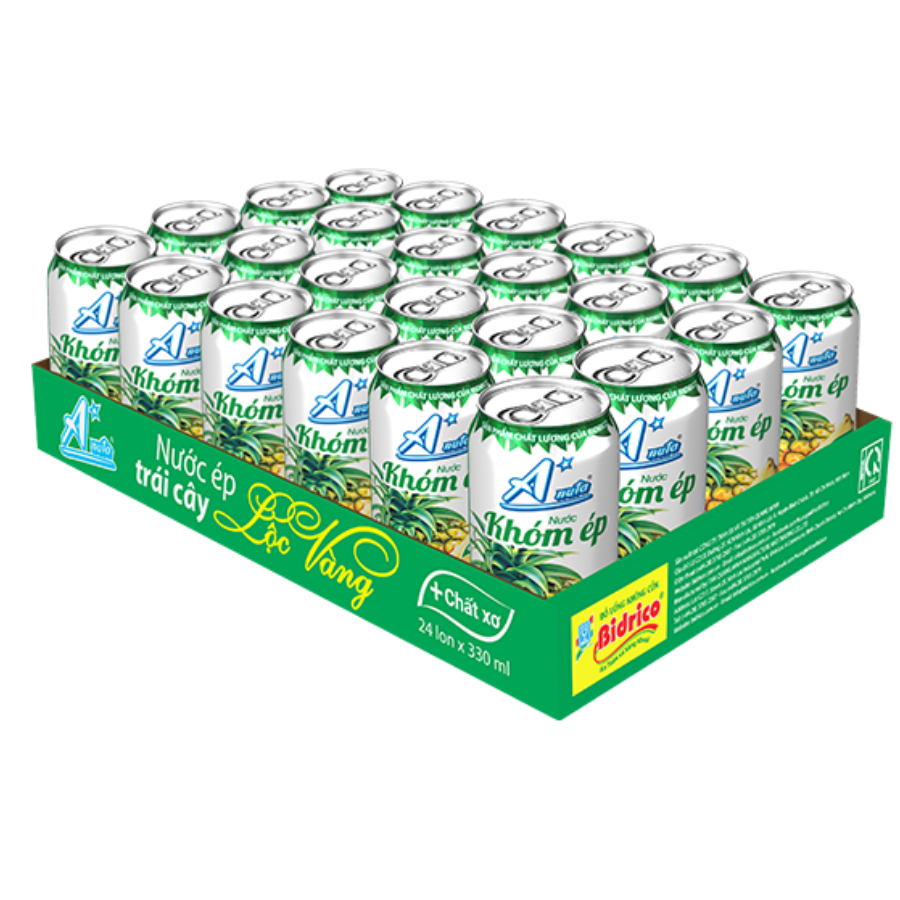 Anuta Pineapple Juice Drink Can 330ML X 24 Cans