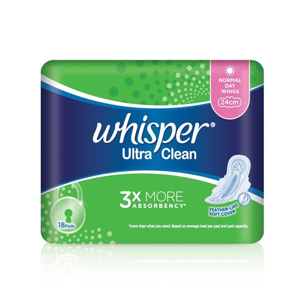 Whisper ultra clean