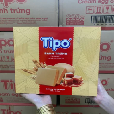 tipo caramen cream egg cookie boxes