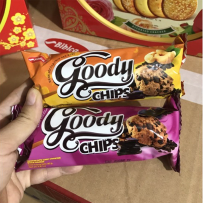 Goody Chocolate Cookie Chips Bag 80G -1