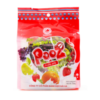 Hai Ha Jelly Candy Mixed Fruit 350G -1