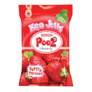 Hai Ha Jelly Fruit Candy Strawberry Flavored 100G