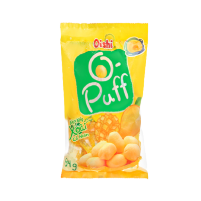 Oishi Puff Mango Filled Marshmallows Candy 84G