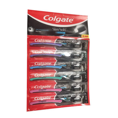 Colgate Slim soft Charcoal 6x12 Sheet