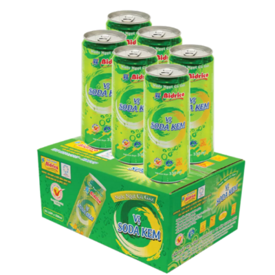 Bidrico Cream Soda Soft Drink 330ml x 24 cans