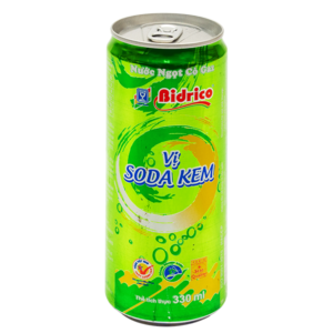 Bidrico Cream Soda Soft Drink 330ml x 24 cans