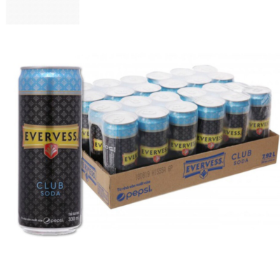 Evervess Soda Drink Can 330ml x 24 Cans