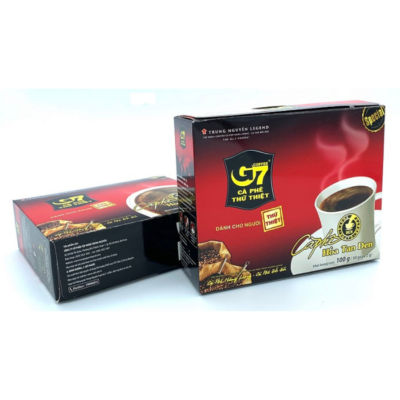 G7 Pure Black Instant Coffee 2g x 50 Sachets x 10 Boxes