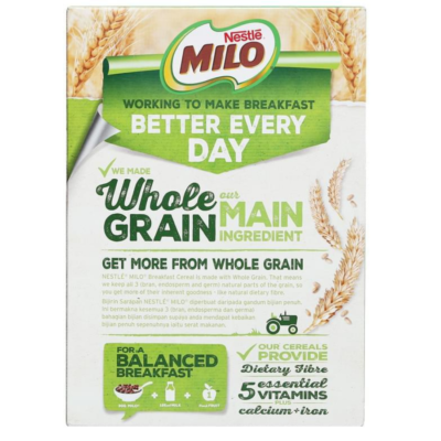 Milo Breakfast Cereals 170g x 18 Boxes