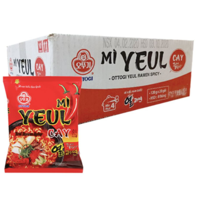 Ottogi Yeul Ramen Spicy 120g x 20 bags (Halal)