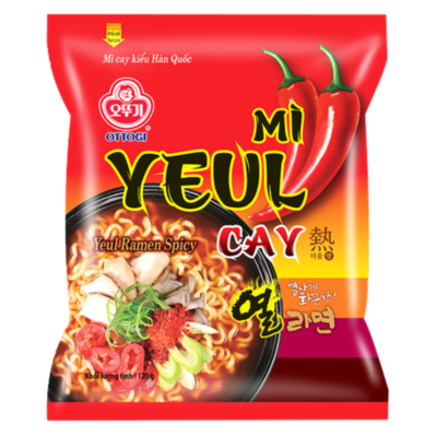 Ottogi Yeul Ramen Spicy 120g x 20 bags (Halal)