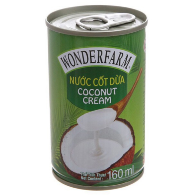 Wonderfarm Coconut Cream Can 160ml x 30 Cans