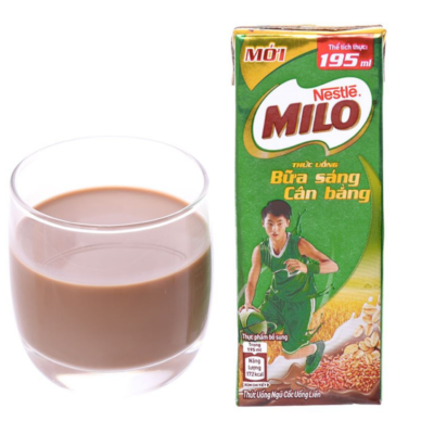 Milo's Breakfast Milk 195ml x 3 Boxes x 10 Blocks