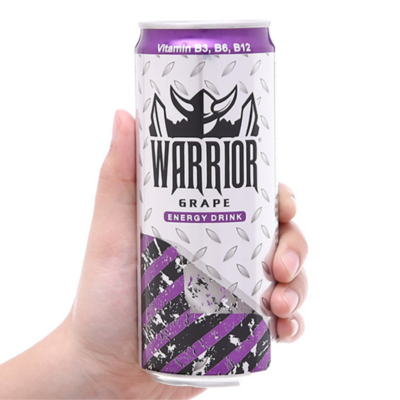Warrior Energy Drink Grape 325ml x 24 Cans
