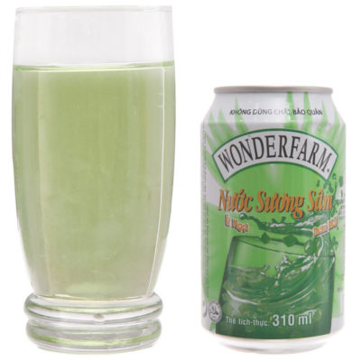 'Wonderfarm Sparkling Dew Drink Can 310ml x 24 Cans