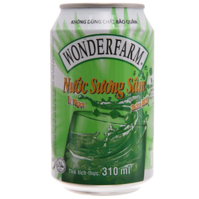 'Wonderfarm Sparkling Dew Drink Can 310ml x 24 Cans