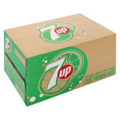 7UP Lemon Lime 390ml x 24 Bottles