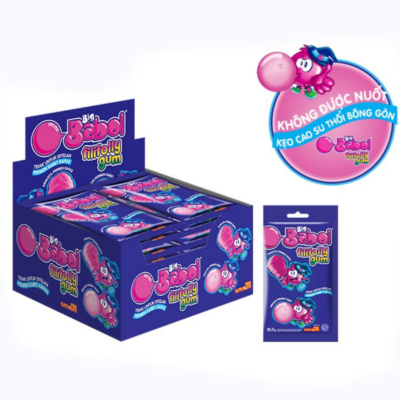 Big Babol Filly Folly Gum Fruit 132g x 6 boxes