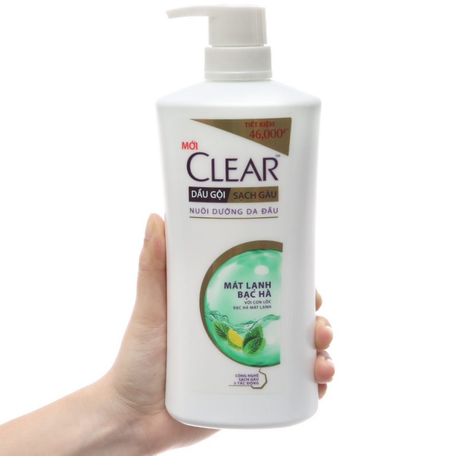 Clear Ice Cool Menthol Shampoo 630g x 8 Bottles