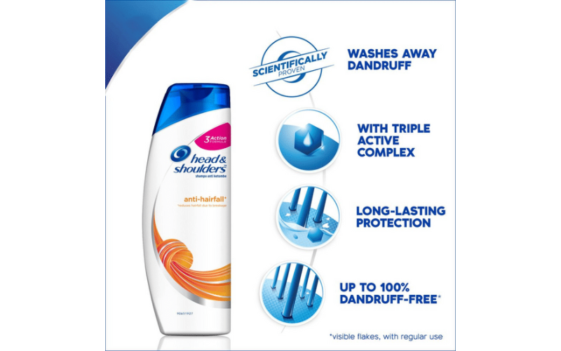 Head and Shoulders shampoo anti-hair fall