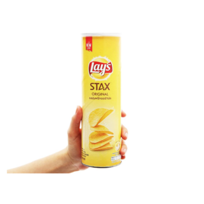 Lay's Stax Original Potato Chips 105g x 16 Cans