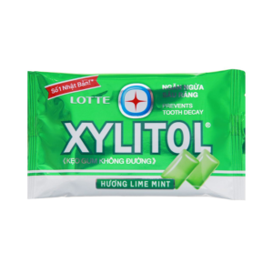 Lotte-Xylitol-Lime-Mint-Gum-11.6gx-15-Blisters-x-20-Boxes